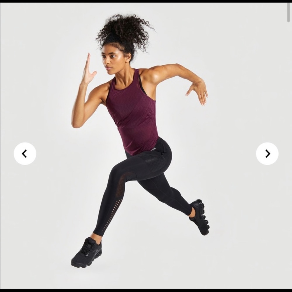 GYMSHARK GEO MESH VEST XS